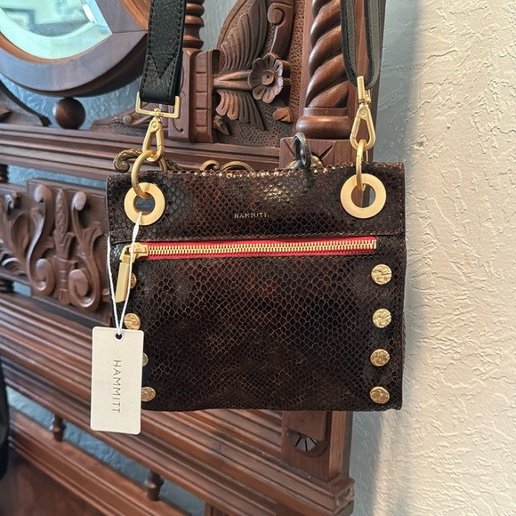 NWT,Hammett Tony small painted rattle—rich brown - Picture 1 of 8